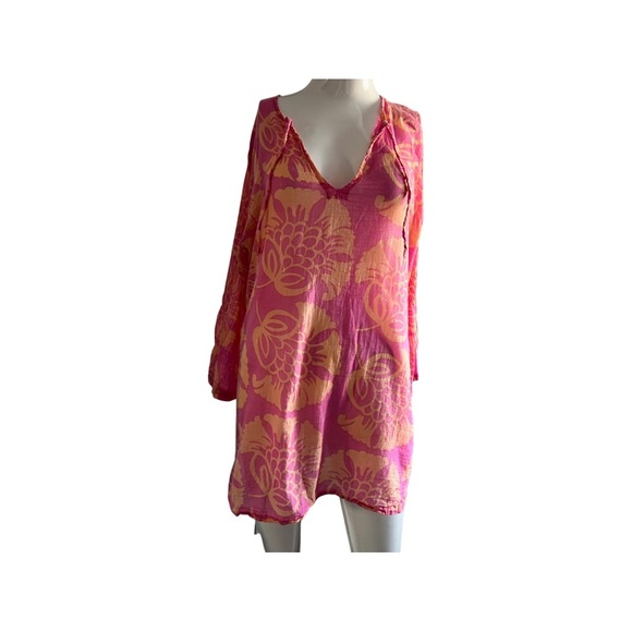 ROCK PAPER FLOWER COVERUP PINK - Picture 2 of 9